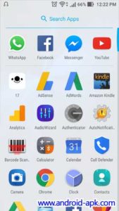 Google Launcher 3 App Drawer