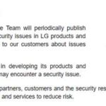 LG Security Bulletin