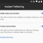 Google Play Services Instant Tethering