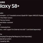 Samsung Galaxy S8+ 規格