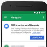 Google Hangouts 停止支援 SMS Message