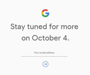 Google Oct 4 Event