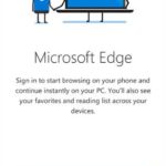 Microsoft Edge Signin