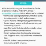 Sony Xperia X Performance Oreo Update