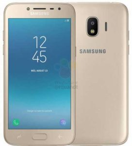 Galaxy J2 2018 Gold