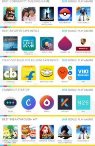 2018 Google Play Awards