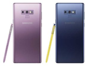 Galaxy Note 9 Back View