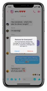 Facebook Messenger Remove Message