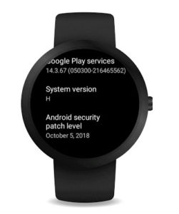 Wear OS H Update