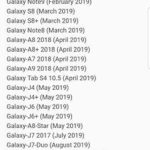 Samsung Android 9 Pie 升級時間表