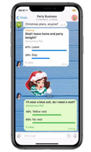 Telegram Poll 投票结果