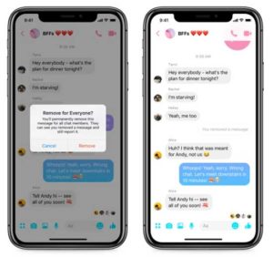 Facebook Messenger Remove Message