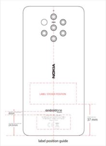 Nokia 9 Pureview FCC