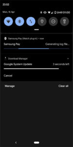 Android System Update from Play Store