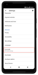 Chrome Lite Mode