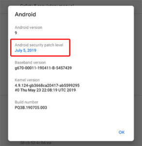 Android Security Update 2019-07