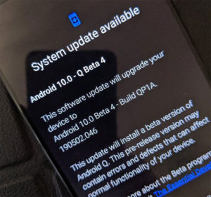 Android Q Beta 4