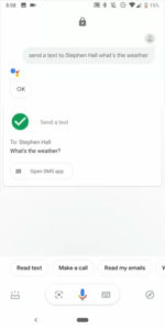 Google Assistant Lock Screen