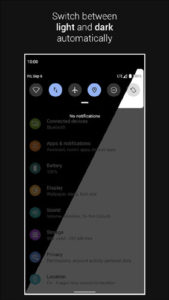 Automatic Dark Theme for Android 10