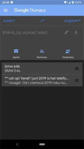 Google Translate Dark Mode