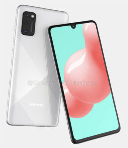 Samsung Galaxy A41 Render　