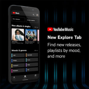 Youtube Music Explore Tab