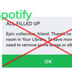 Spotify 音樂庫容量不設上限