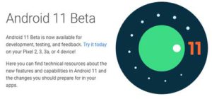 Android 11 Beta