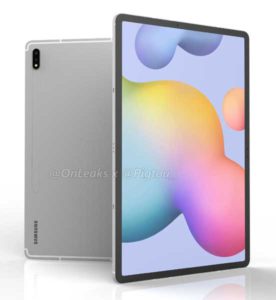 Samsung Galaxy Tab S7+ Render