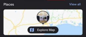 Google Photos Explore Map