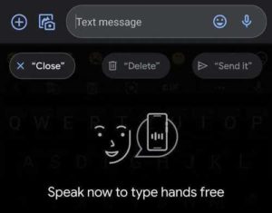 Gboard New Hands Free