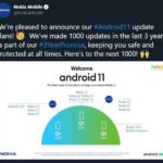 Nokia Android 11 升級時間表