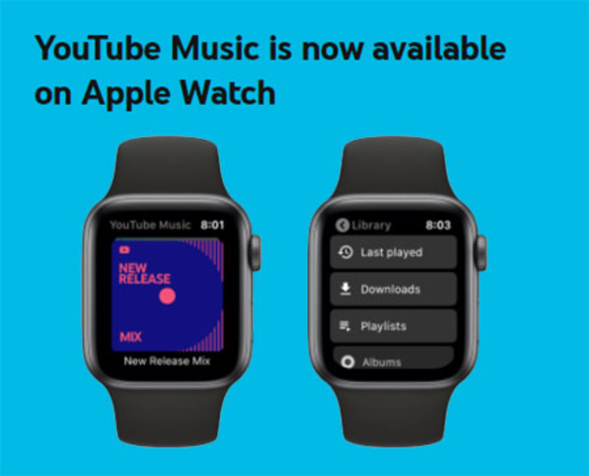 Youtube Music Can Be Used On Smart Watches But Apple Watch Is Not Wear Os Android Apk