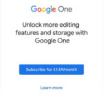 Google One Google Photos