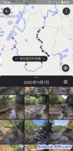 Google Photos 地图时间轴路径