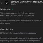 Samsung Game Driver App