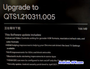 Chromecast with Google TV Update
