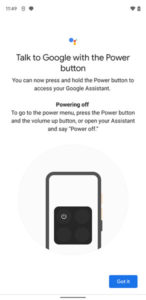 Google Assistant Power Off