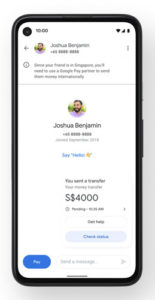 Google Pay 美國用家匯款