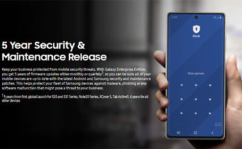 Samsung 5年安全更新