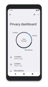 Android 12 Go Privacy Dashboard