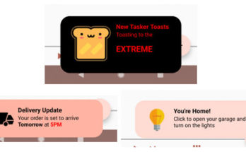 Tasker 5.15 Custom Toast Message