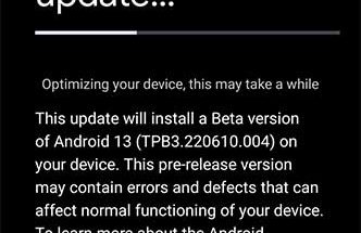 Android 13 Beta 3.2