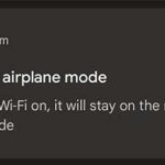 Pixel 飞行模式开启 Wifi
