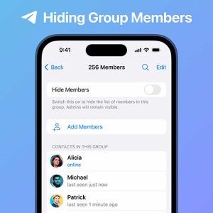 Telegram 群組隱藏 Member List