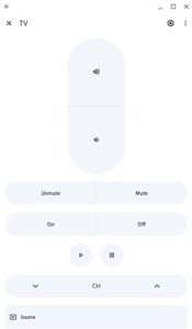 Google Home App 電視遙控界面