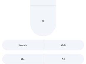 Google Home App 電視遙控界面