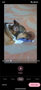 Google Photos Video Unblur