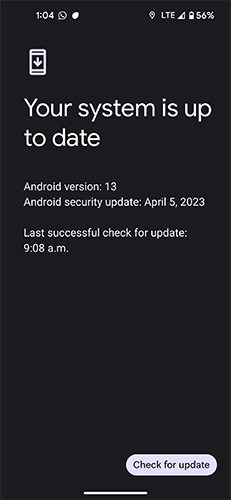 Pixel 5 4月份安全更新