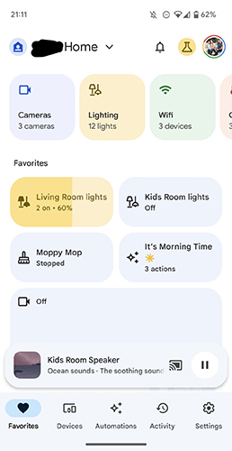 Google Home App Add Room Lights
